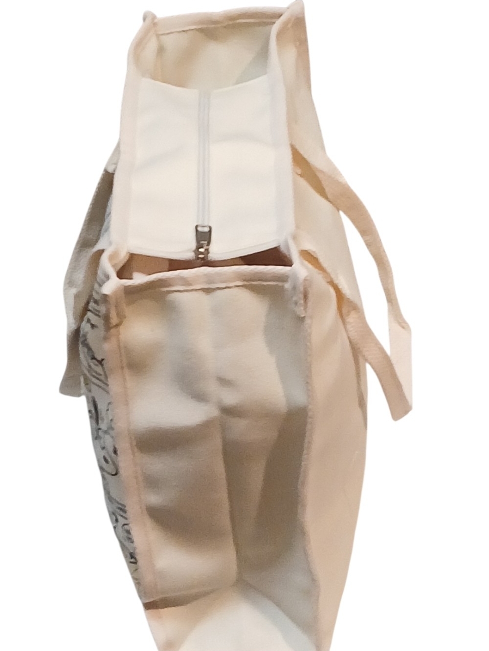 Peanuts -ECO Friendly,NWT, Snoopy Beagle Scout Large Tote Bag, Inside Pocket, - Picture 5 of 13